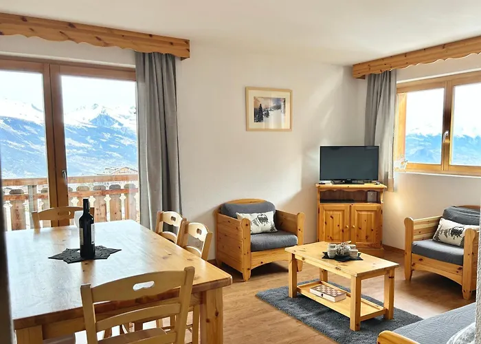 Pracondu, Ski-in Ski-out, Con Vista Sulle Alpi Lägenhet