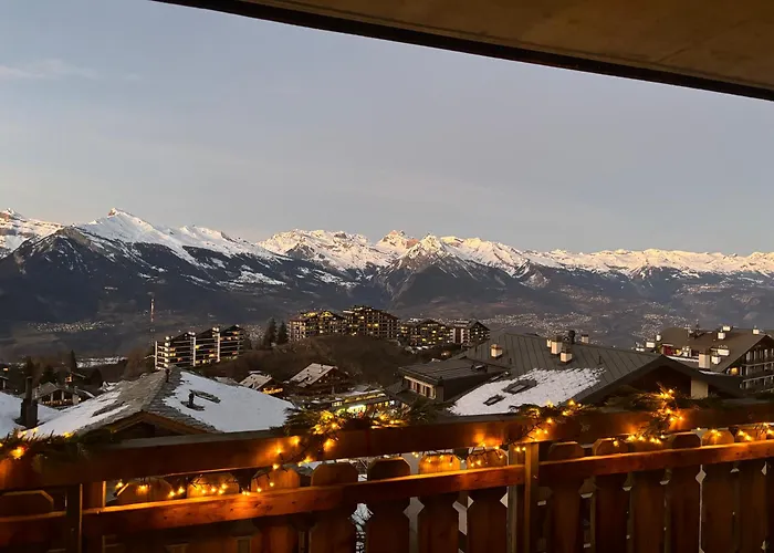 Pracondu, Ski-in Ski-out, Con Vista Sulle Alpi Apartament Nendaz